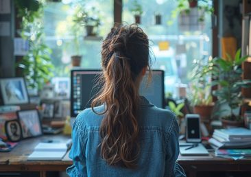 woman-sits-computer-with-computer-screen-her